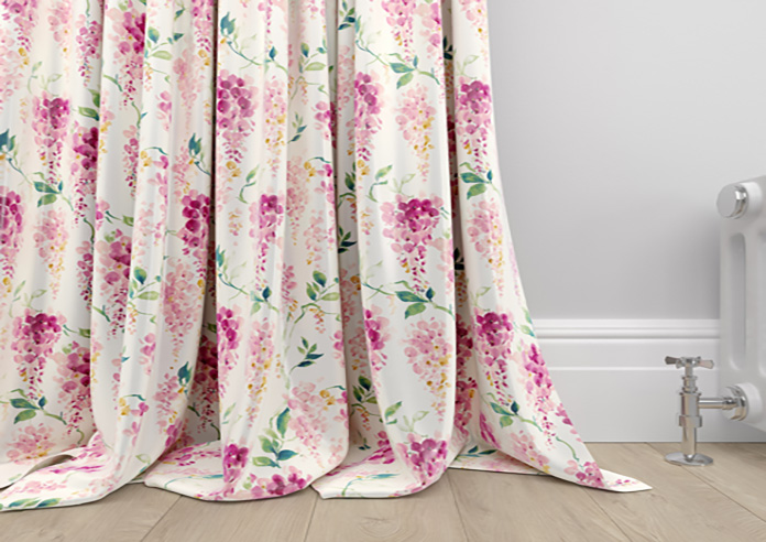 Wisteria Silk, Rosewood - Made to Measure Curtains - Image 6